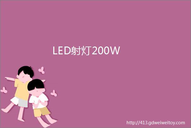 LED射灯200W
